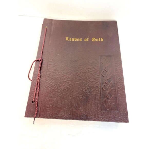 1948 Leaves Of Gold Book Anthology Of Prayers By Clyde Francis Lytle - Picture 1 of 10